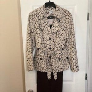 Brown Two Piece Pant Suit